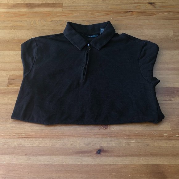 ***SOLD** perry ellis zip polo - Picture 3 of 10